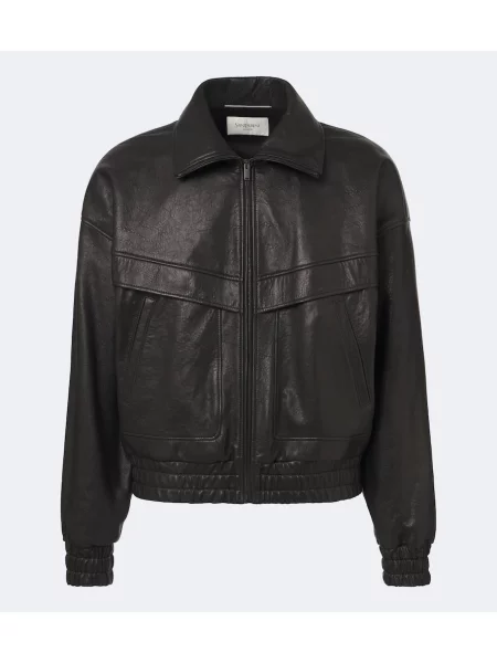 Geanta de piele Saint Laurent negru