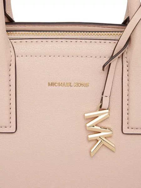 Portofel Michael Michael Kors cu volane plisat de lână negru