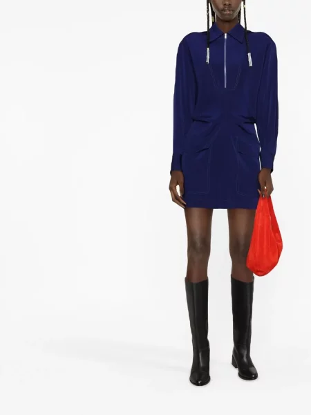 Suknele Victoria Beckham mėlyna