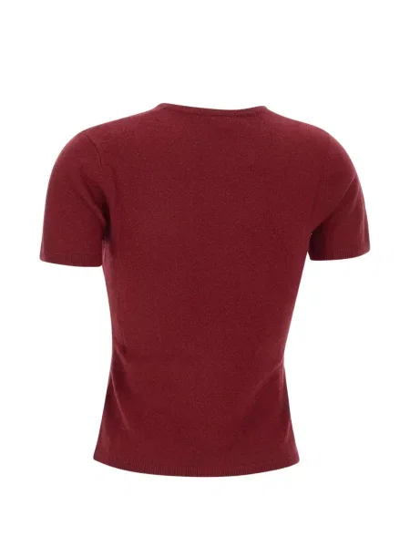 Pulover The Garment cu nervuri roșu