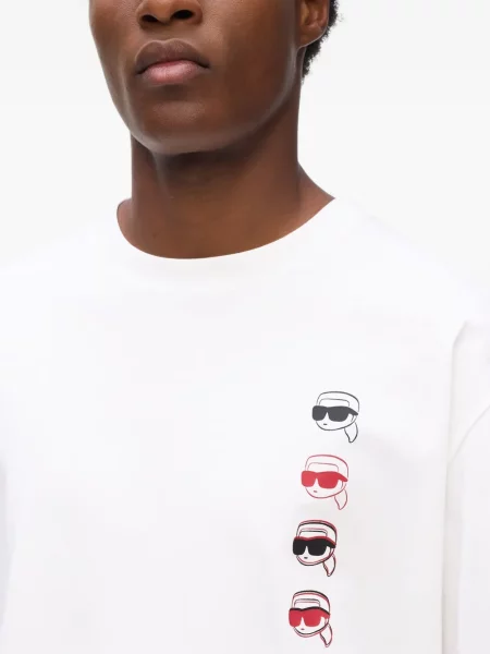 Μπλούζα Karl Lagerfeld λευκό