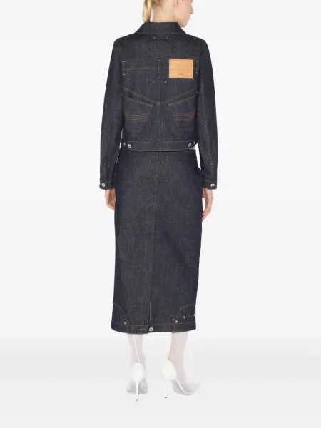 Geacă de blugi Jean Paul Gaultier albastru