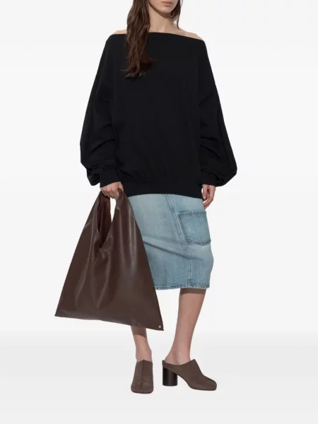 Fustă din denim Mm6 Maison Margiela albastru