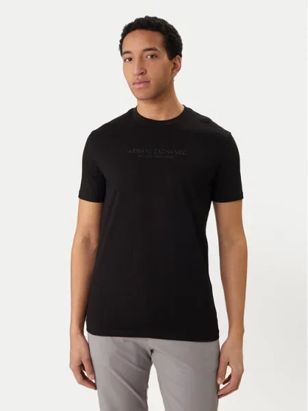 Armani Exchange T-shirt Regular Fit crna