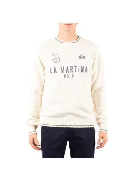 Sweter La Martina biały