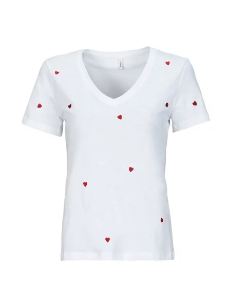 Tricou Only alb
