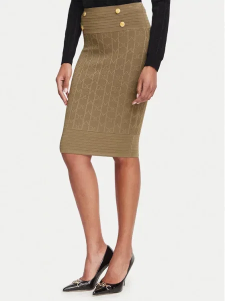 Marciano by Guess pencil suknja s viskozom YAMNA smeđa