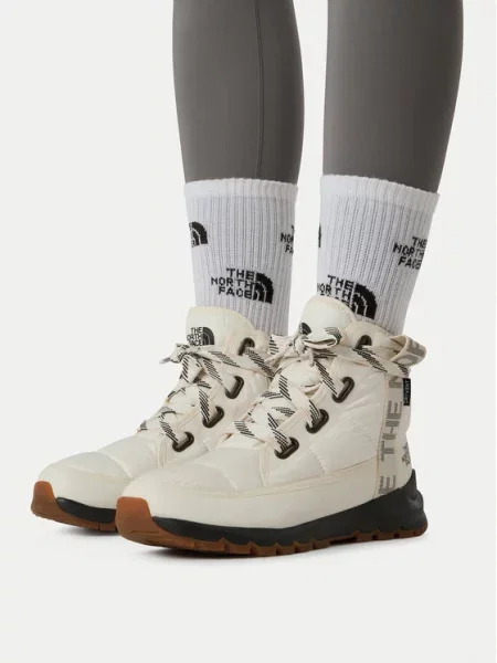 The North Face Śniegowce Thermoball Lace Up Luxe Wp Kremowy
