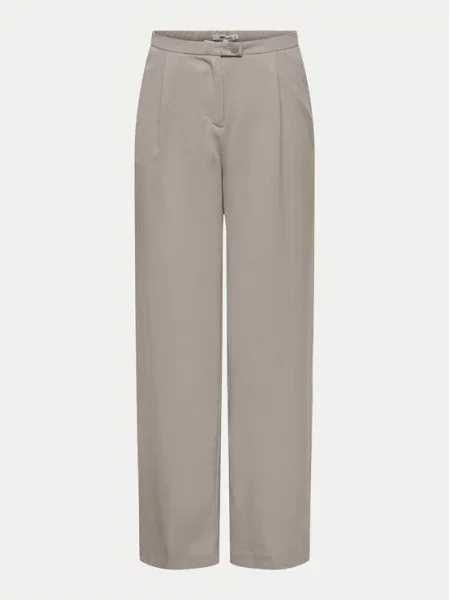 ONLY Kalhoty z materiálu Leila Wide Leg béžová
