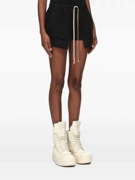 Su raišteliu šortai Rick Owens Drkshdw juoda