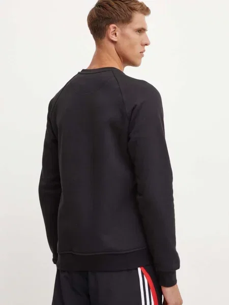 Pulóver adidas Trefoil Essentials Crew Sweatshirt Black M fekete