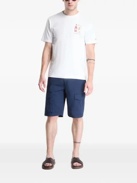 Pantaloni scurți cargo Mc2 Saint Barth albastru