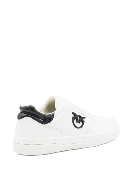 Sneakerși Pinko din piele alb