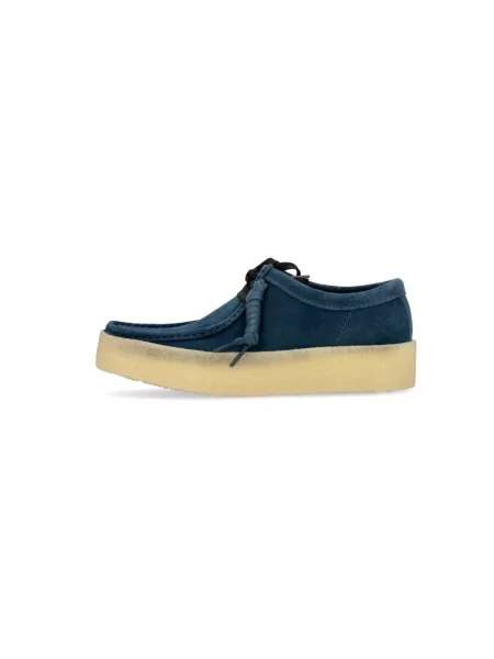 Półbuty Clarks zamszowe niebieskie