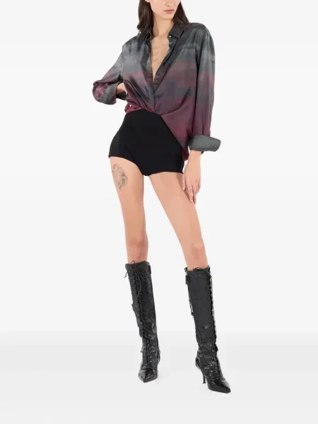 Pantaloni scurți Roberto Cavalli negru