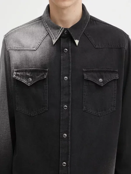Рубашка Mm6 Maison Margiela черная