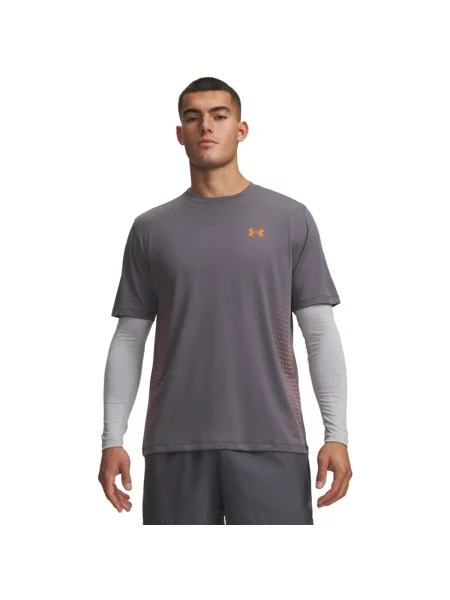 Kratak majica Under Armour kratki rukavi siva