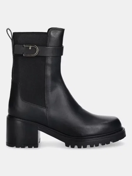 Кожаные ботинки челси Furla черные