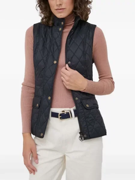Vestă Barbour negru