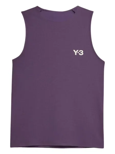 Top Y-3 cu imagine violet