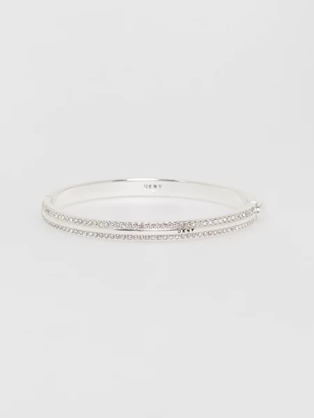DKNY Náramok strieborná / priehľadná