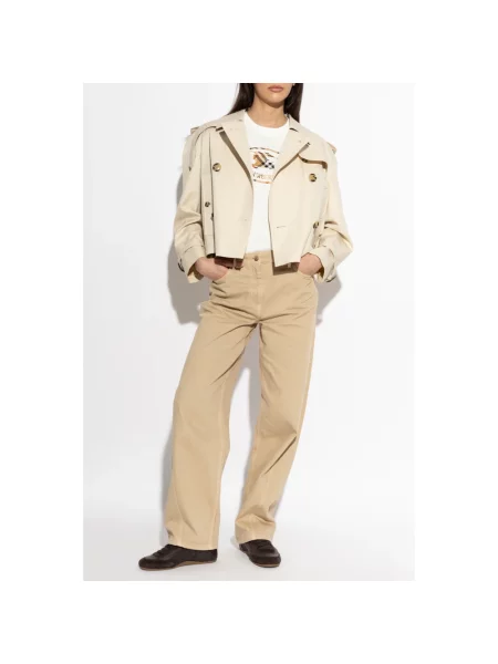 Koszulka Burberry biała