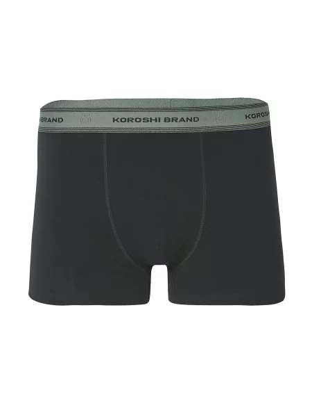 KOROSHI Boksarice pegasto siva / kaki / temno rdeča / črna bela