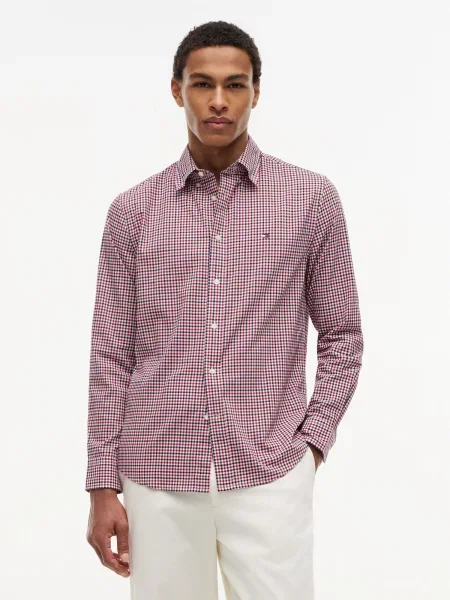 TOMMY HILFIGER Cămașă bleumarin alb roșu
