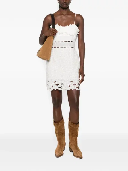 Rochie mini Isabel Marant din dantelă alb