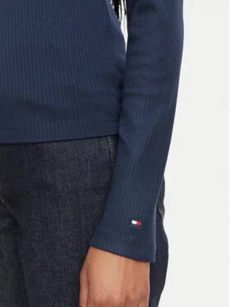 Tommy Hilfiger Polo marškinėliai Tamsiai mėlyna