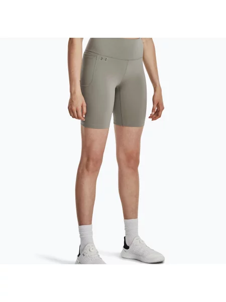Spodenki treningowe Under Armour Motion Bike Short grove green/colorado sage zielone