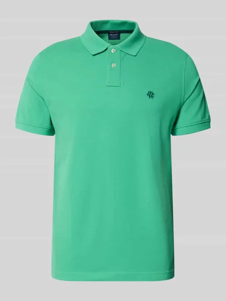 Koszulka polo o kroju slim fit z naszywanym logo Mcneal zielona