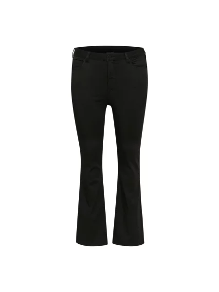 Jeansy dzwony Kaffe Curve czarne