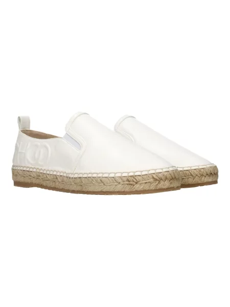 Espadryle Jimmy Choo skórzane białe
