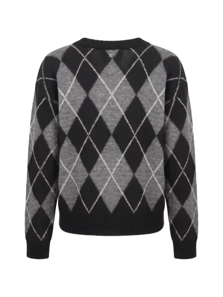Pulover Aniye By cu model argyle negru