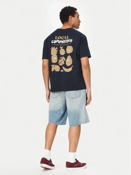 Quiksilver Marškinėliai Fruits Tide juoda