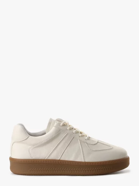 Кожаные кеды Leberdes белые