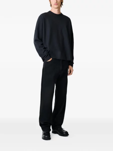 Blugi Studio Nicholson cu 5 buzunare negru