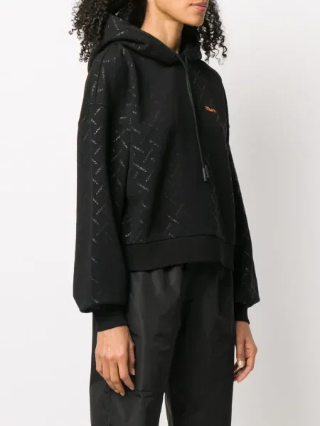 Hoodie County Of Milan με σχέδιο μαύρο