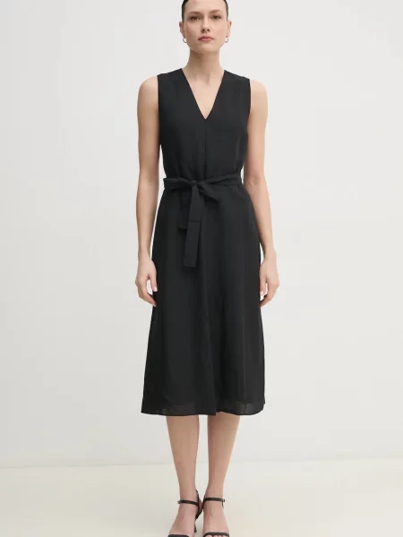 Calvin Klein rochie din amestec de in negru