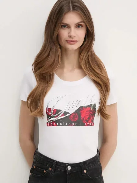 Guess t-shirt biały