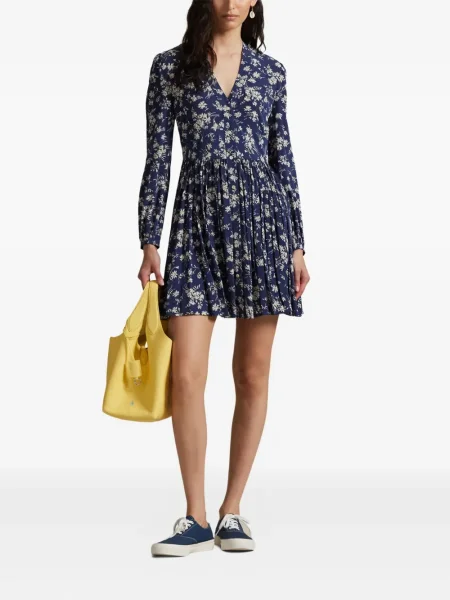 Spodnie Polo Ralph Lauren skórzane z nadrukiem z wzorem paisley czarne