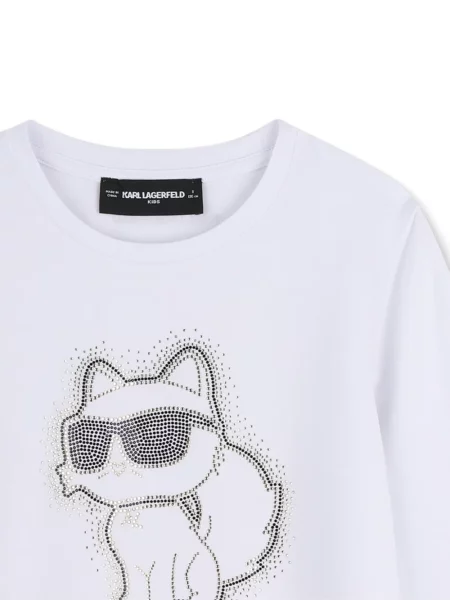 Koszulka dziecięca Karl Lagerfeld biała