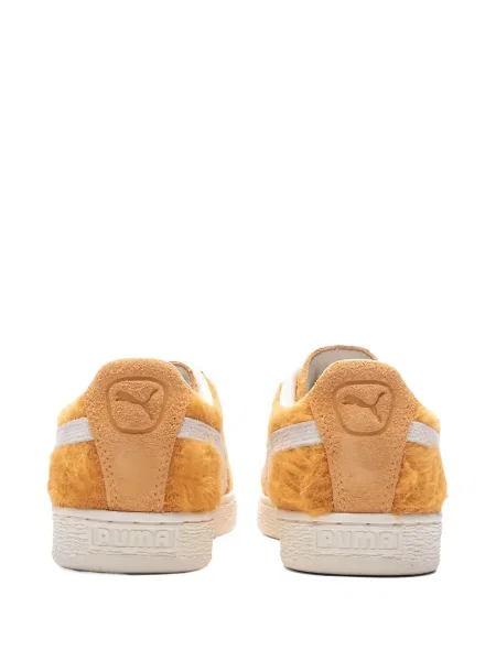 Sneakerși Puma Suede din piele de căprioară galben