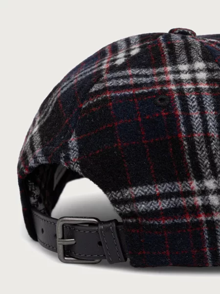Tommy Hilfiger czapka z daszkiem z wełną czarna