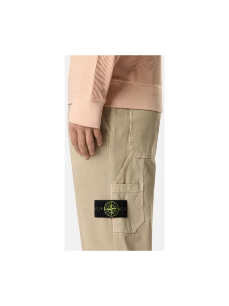 Spodnie Stone Island z kamieniami beżowe