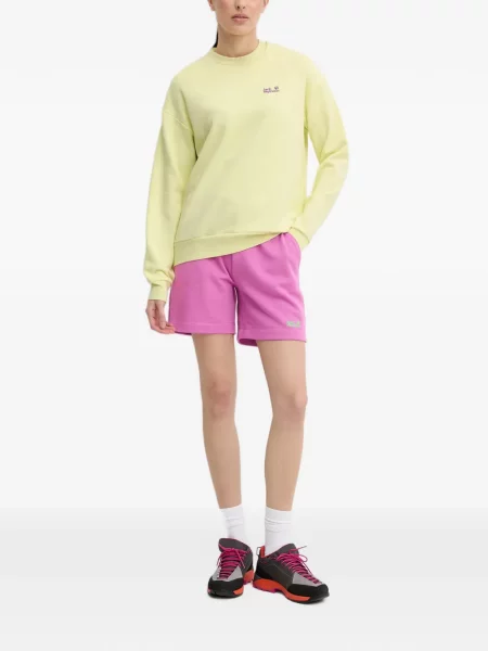 Hanorac Jack Wolfskin cu imagine galben