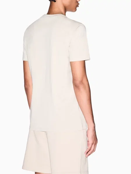 Футболка Armani Exchange бежевая