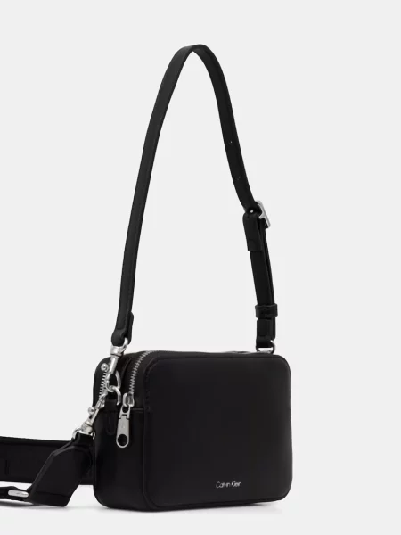 Calvin Klein crossbody kabelka dámska z imitácie kože čierna