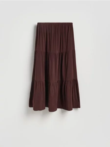 Reserved спідниця максі коричневий